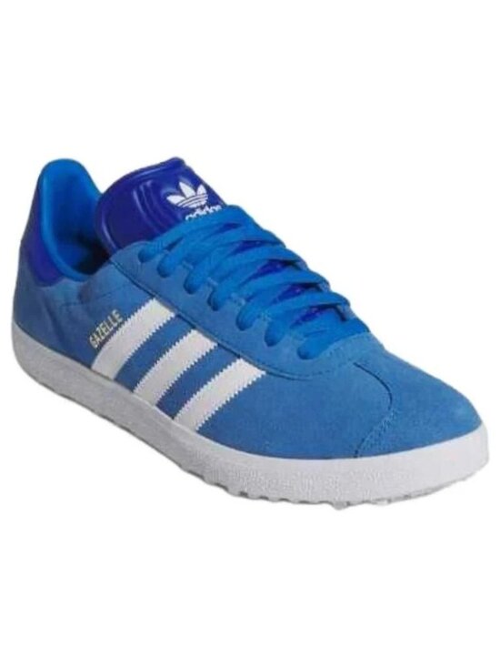 adidas Gazelle - Size 10.5 Mens Spikeless Golf Shoes Royal Blue White IH2267 NEW main image 4